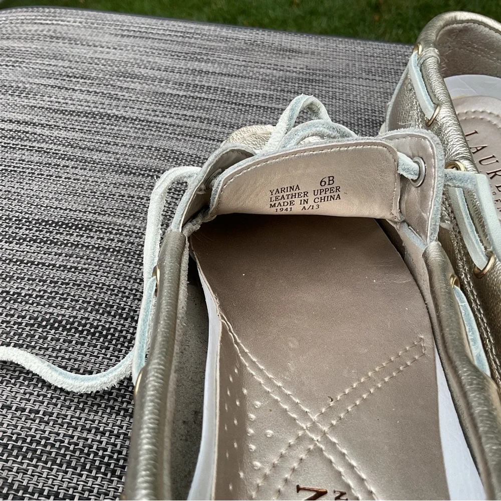 Ralph Lauren Boat Shoes Size 6 - Picture 8 of 8